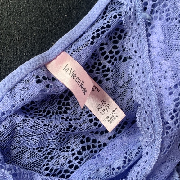 Purple lace body suit - Picture 2 of 2